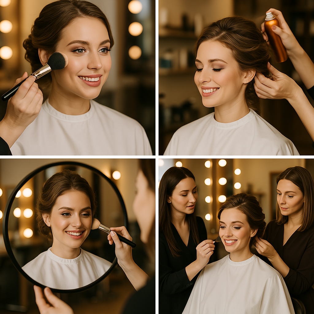 Maquiagem e Penteado